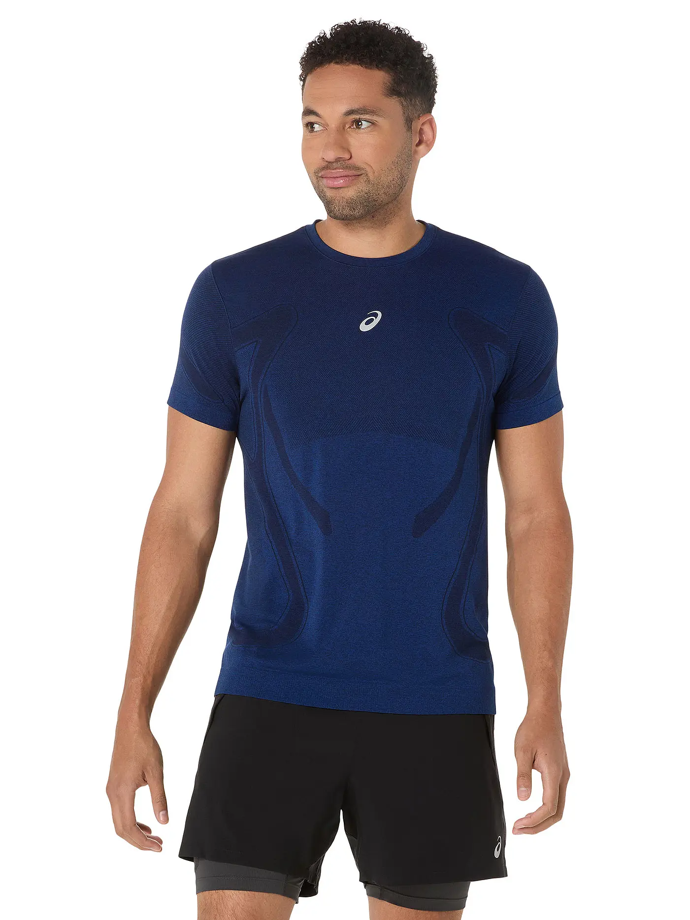 ASICS | Herren Laufshirt Road Seamless | dunkelblau